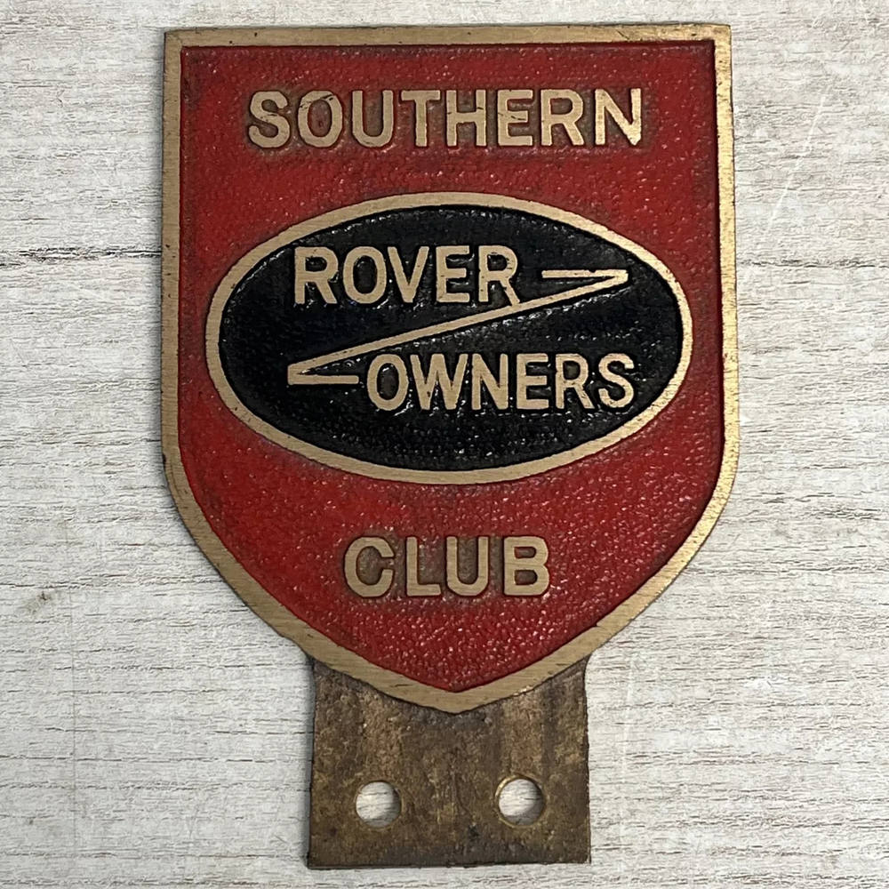 Southern Rover Owners Club car badge